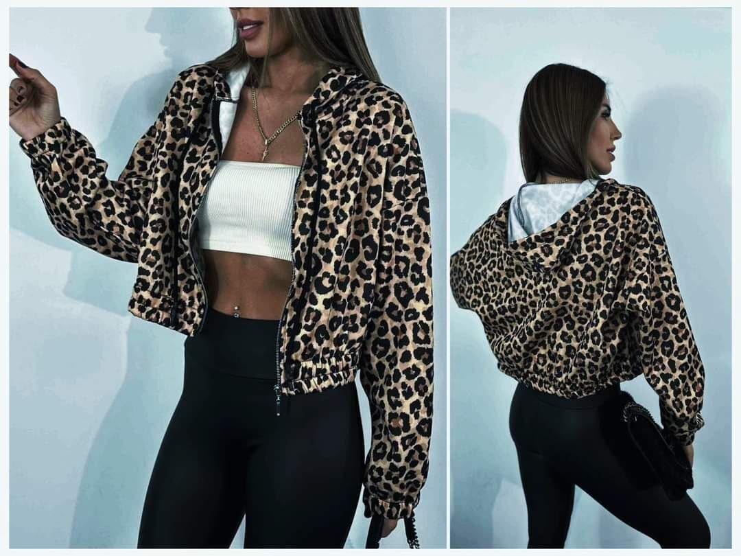 Felpa Zip  Animalier