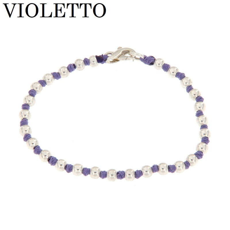 Bracciale a Nodi Argento e Palline