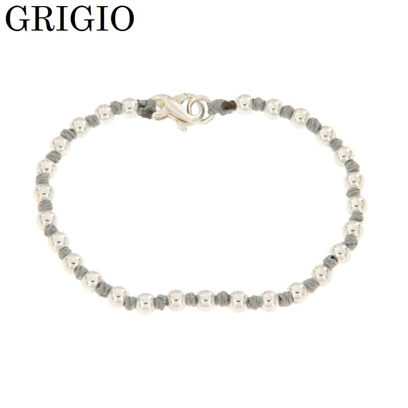 Bracciale a Nodi Argento e Palline