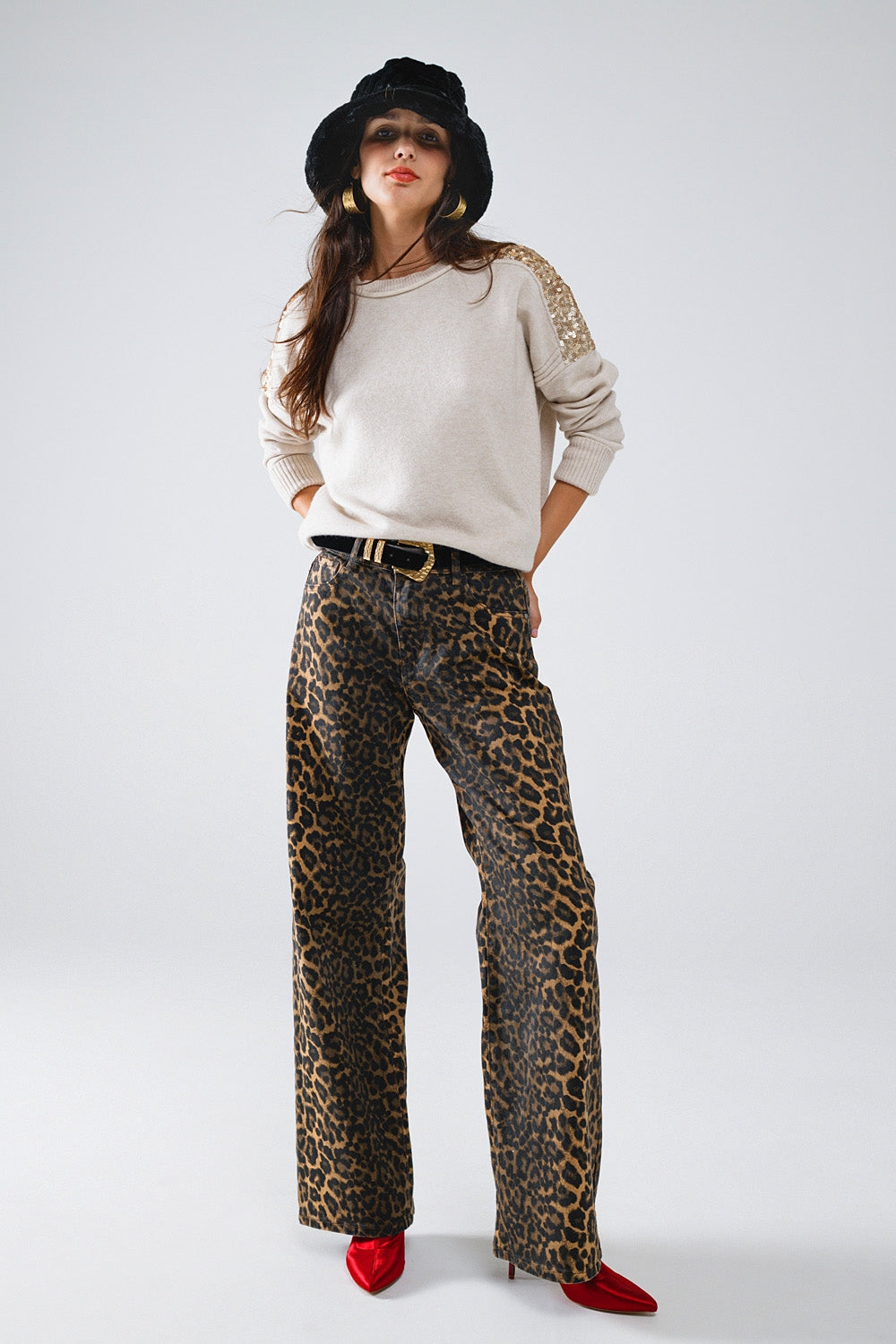 Jeans leopardati super trendy