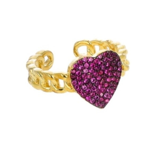 Anello Groumette Heart